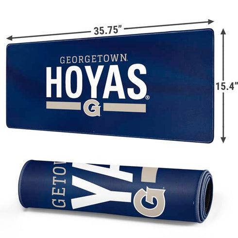 Georgetown University Hoyas Stripe Gaming Mouse Pad